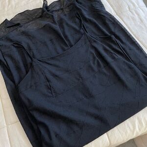 Detailed Vintage Black Dress